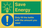 CC10720: Save Energy - Only fill the kettle with the amount you need