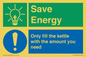 CC10720: Save Energy - Only fill the kettle with the amount you need