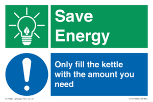 CC10720: Save Energy - Only fill the kettle with the amount you need