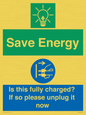 CC10723: Save Energy - Is this fully charged? If so please unplug it now
