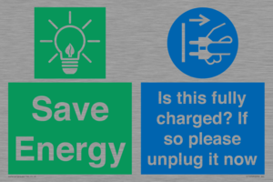CC10723: Save Energy - Is this fully charged? If so please unplug it now