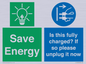 CC10723: Save Energy - Is this fully charged? If so please unplug it now