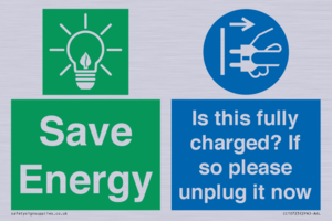 CC10723: Save Energy - Is this fully charged? If so please unplug it now