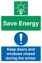 CC10725: Save Energy - Keep doors and windows closed during the winter