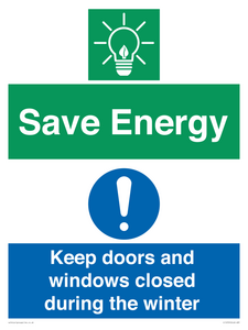CC10725: Save Energy - Keep doors and windows closed during the winter