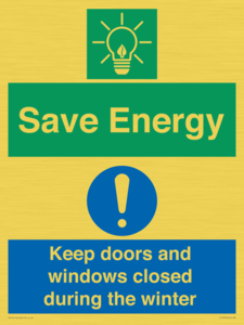 CC10725: Save Energy - Keep doors and windows closed during the winter