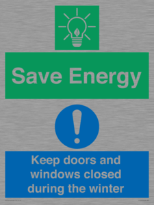 CC10725: Save Energy - Keep doors and windows closed during the winter