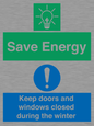 CC10725: Save Energy - Keep doors and windows closed during the winter