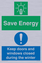 CC10725: Save Energy - Keep doors and windows closed during the winter