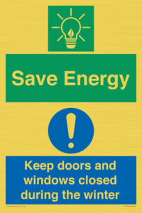 CC10725: Save Energy - Keep doors and windows closed during the winter