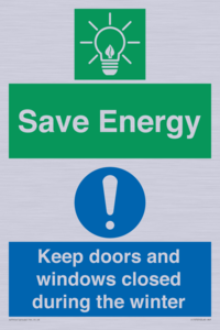 CC10725: Save Energy - Keep doors and windows closed during the winter