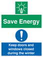 CC10725: Save Energy - Keep doors and windows closed during the winter