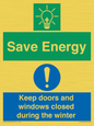 CC10725: Save Energy - Keep doors and windows closed during the winter