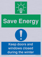 CC10725: Save Energy - Keep doors and windows closed during the winter