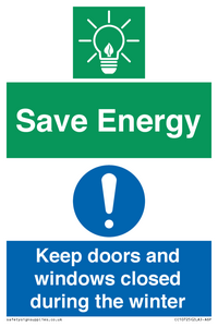 CC10725: Save Energy - Keep doors and windows closed during the winter