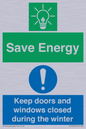 CC10725: Save Energy - Keep doors and windows closed during the winter