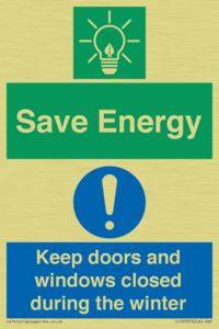CC10725: Save Energy - Keep doors and windows closed during the winter