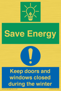 CC10725: Save Energy - Keep doors and windows closed during the winter