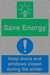 CC10725: Save Energy - Keep doors and windows closed during the winter