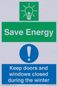CC10725: Save Energy - Keep doors and windows closed during the winter