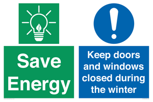 CC10725: Save Energy - Keep doors and windows closed during the winter