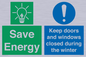 CC10725: Save Energy - Keep doors and windows closed during the winter