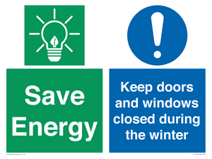 CC10725: Save Energy - Keep doors and windows closed during the winter