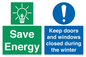 CC10725: Save Energy - Keep doors and windows closed during the winter