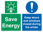 CC10725: Save Energy - Keep doors and windows closed during the winter
