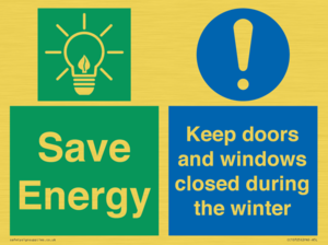 CC10725: Save Energy - Keep doors and windows closed during the winter