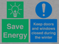 CC10725: Save Energy - Keep doors and windows closed during the winter