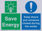 CC10725: Save Energy - Keep doors and windows closed during the winter