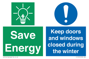 CC10725: Save Energy - Keep doors and windows closed during the winter
