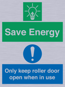 CC10727: Save Energy - Only keep roller door open when in use