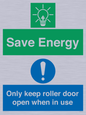 CC10727: Save Energy - Only keep roller door open when in use