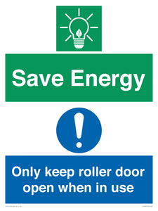 CC10727: Save Energy - Only keep roller door open when in use