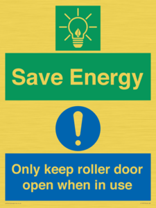 CC10727: Save Energy - Only keep roller door open when in use