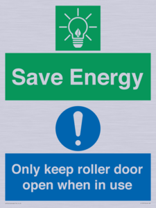 CC10727: Save Energy - Only keep roller door open when in use