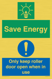 CC10727: Save Energy - Only keep roller door open when in use