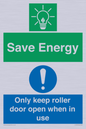 CC10727: Save Energy - Only keep roller door open when in use