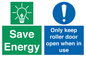 CC10727: Save Energy - Only keep roller door open when in use