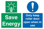 CC10727: Save Energy - Only keep roller door open when in use
