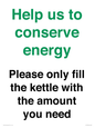 CC10773: Help us to conserve energy - Please only fill the kettle with the amount you need