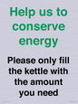 CC10773: Help us to conserve energy - Please only fill the kettle with the amount you need