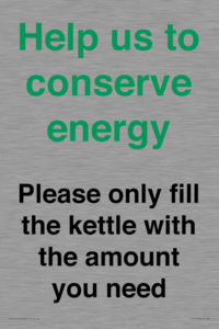 CC10773: Help us to conserve energy - Please only fill the kettle with the amount you need