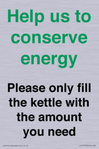 CC10773: Help us to conserve energy - Please only fill the kettle with the amount you need