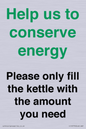CC10773: Help us to conserve energy - Please only fill the kettle with the amount you need