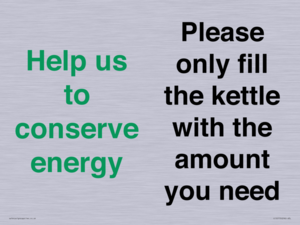 CC10773: Help us to conserve energy - Please only fill the kettle with the amount you need