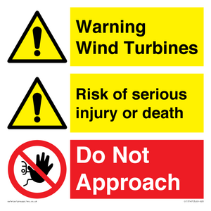 CC13147: Warning Wind Turbines Do Not Approach Composite