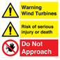 CC13147: Warning Wind Turbines Do Not Approach Composite